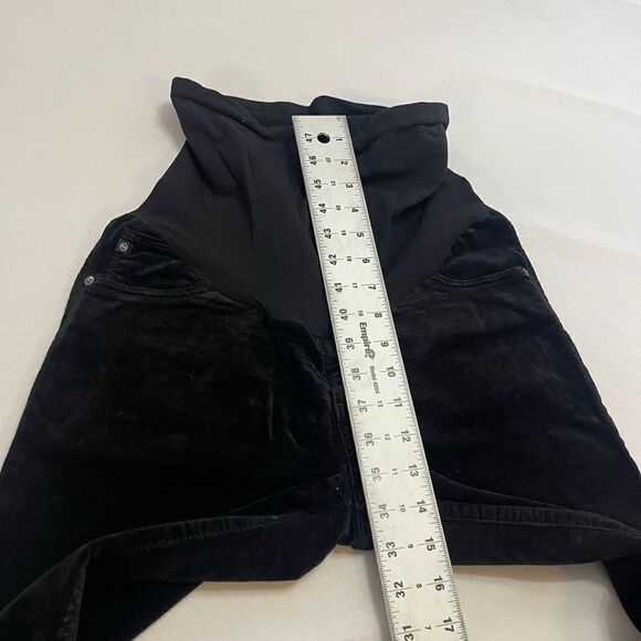 AG Adriano Goldschmied A Pea In The Pod Black Corduroy Pants Size 30 R - Picture 3 of 8